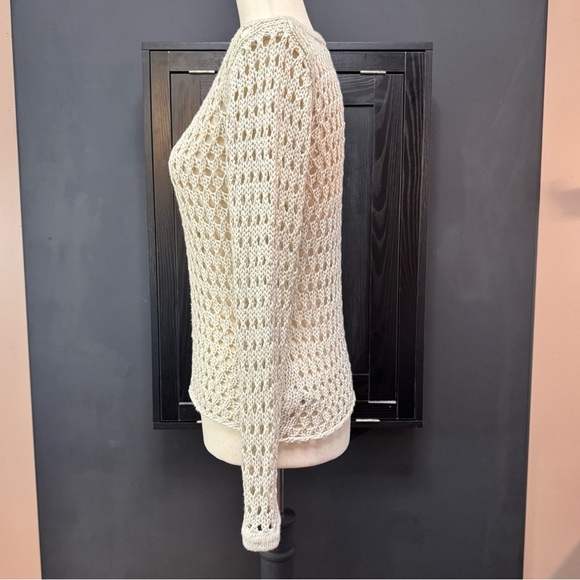 Forever 21 Beige Open-Knit Sweater - Picture 2 of 5